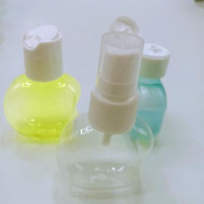 China New Type 30ml Plastic Apple Shape Lotion Spray Personal Care Bottle for sale