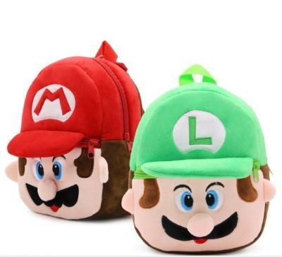 China The Other Mario Bros Schoolbag Mario and Luigi Plush Backpack Plush Doll and Toy Nostalgia Vintage Game Gaming Toddler Bag for sale