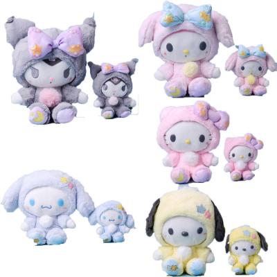 China Cute Plush Pillow Kids Melody Pillow Cat Bag Anime Cinnamoroll Sanrio Plush Toys Sanrio Kuromi Plush Custom Stuffed Toys for sale