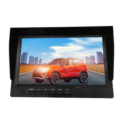 China Vehicle 9 Inch AHD 4-CH Quad Monitor 4 Channel 1080P/720P/CVBS 16:9 Widescreen Built-in Speaker TF94-04AHDQ for sale