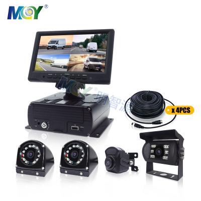 China Waterproof 7 Inch Car Truck Monitor Reverse HD DVR System RV Bus Mobile Truck Backup Camera Kit for sale