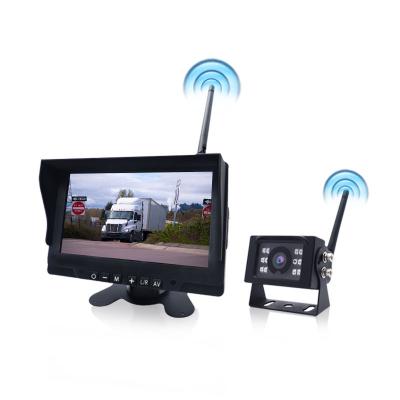 China Waterproof 2.4G Wireless Security Control System with 7 inch LCD Monitor and Wireless Camera for sale