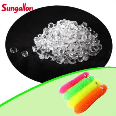 China Customizable Thermoplastic Elastomer TPE Plastic Material for Soft Toys for sale