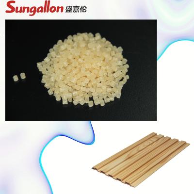 China 40A~70D WPC Wood Plastic Granules PP for Wood Board TPE TPR Plastic Material TPU Resin for sale