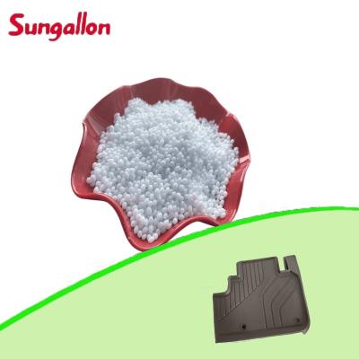 China Water Resistance Gloss TPE Granules for Injection Molded Non Slip Back Coating for sale