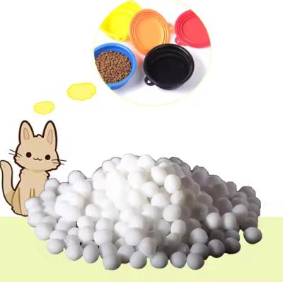 China Collapsible TPE Pet Bowl Travel-Friendly Food and Water Feeding Bowl with TPE Elastomers Material Raw Material Granules for sale