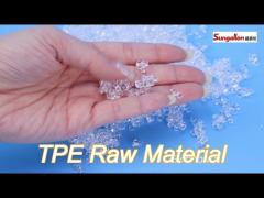 100% recyclable soft tpe material injection molding tpe/tpr/ particles