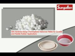 50A Hardness Range Thermoplastic Elastomer Pellets for Durable and Flexible Rubber Applications