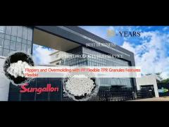 Flippers and Overmolding with PP Flexible TPR Granules Features Flexible