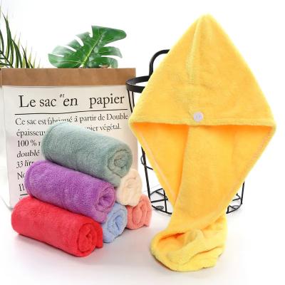 China Coral Twist QUICK DRY Microfiber T Fleece Hair Dryer Towel Wrap For Women for sale