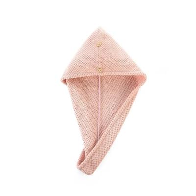 China QUICK DRY High Quality Super Absorbent Fast Hair Drying Wrap Turban Terry Showerhead Microfiber Hair Towel For Curly Hair for sale