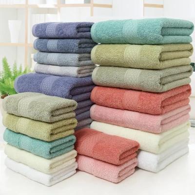 China Cheap Custom Kid Safe 100% Organic Cotton Terry Jacquard Face Hand Towel Set Luxury Square Bath Towels for sale