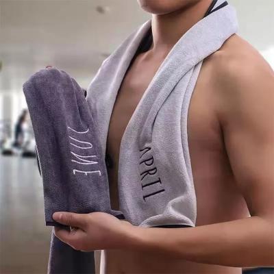 China Super Viable Absorb Microfiber Gym Towels Custom Quick Dry Fitness Sports Portable Printing Gym Towel for sale