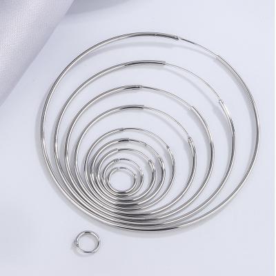 China CLASSIC 8mm 10mm 20mm 40mm 50mm 60mm 70mm chunky hoop earring earring hoops for sale