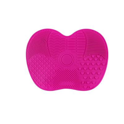 China Foldable Soft Custom Hot Selling Cosmetics Tools Washing Pads Brush Cleaner Pad for sale