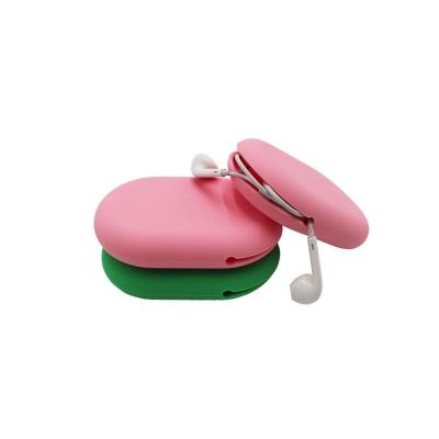 China Earphone Mini Case Travel Storage Bag Box Headset Safety Silicone Charger Organizer Accessories for sale