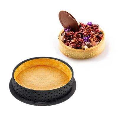 China Safety Food Grade Diy Round Silicone Mousse Cake Heat Resistant Non-Stick Mold for sale