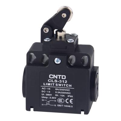 China Construction CNTD CLS-312 IP66 Economical Plastic Waterproof and Oil-proof Limit Switch 10A 380V Industrial Vertical RH for sale