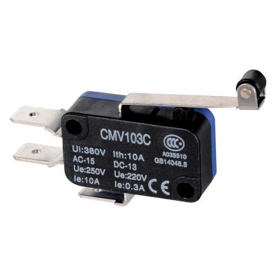 China Low Price Micro High Quality Wide Variety CNTD Switch Miniature Switch 0.05mm~1m/s CMV103C 250VAC CMV103C for sale