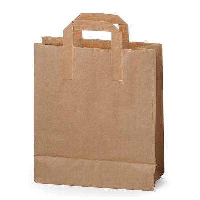 China wedding party Fashionable cloth shoes gift Food Takeaway Party Wholesale kraft paper bag with handle for sale