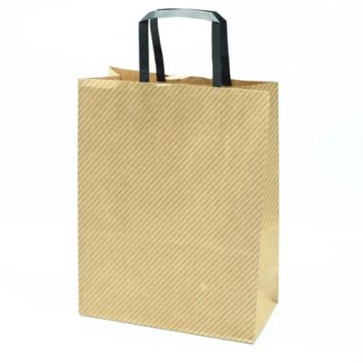 China wedding party Fashionable cloth shoes gift Food Takeaway Wholesale Recycled Printed Customized Kraft Paper Bag with Handle for sale