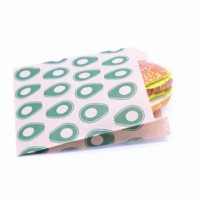 China Biodegradable and Compostable Food Grade Sandwich Natural Hot Cheap Wholesale Gift Craft Paper pouch for sale