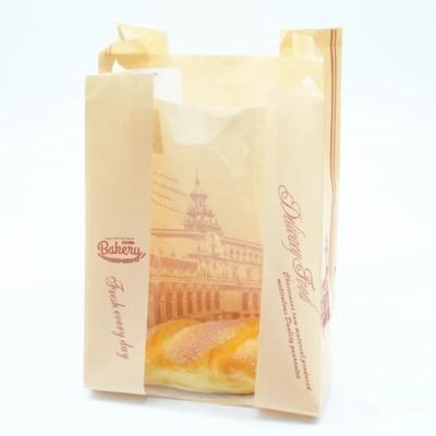 China Wholesale Oem Eco Food Packaging Stand up Pouch Plain Brown Kraft Paper Bag with Clear Window for sale