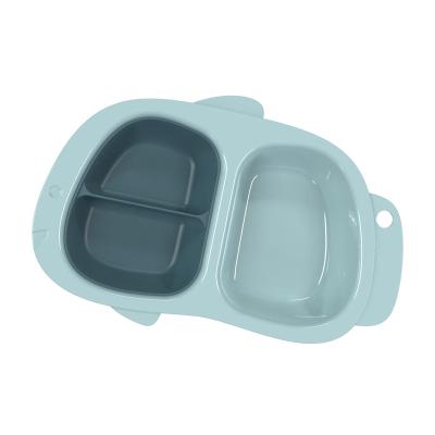 China 100% Amazon Eco-friendly Hot Selling BPA Free Babies Feeding Divided Plate Factory Wholesale PP Baby Plate for sale