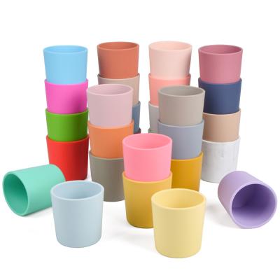 China BPA Free Silicone Toddler Training Cups Cup for Infants and Toddlers Silicone NO. BPA100% for baby led weaning and independent drinking for sale