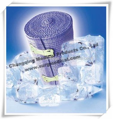 Cina Fasciatura medica blu elastica fredda di Icewarp per il supporto pronto soccorso/di emergenza in vendita