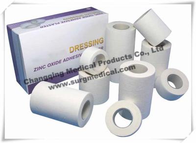 China Cotton Adhesive Medical Surgical Tape Zinc Oxide Hypoallergenic for sale