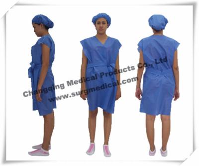 China Disposable Surgical Gowns Non - woven Hospital Nursing Uniform Patient Protection for sale