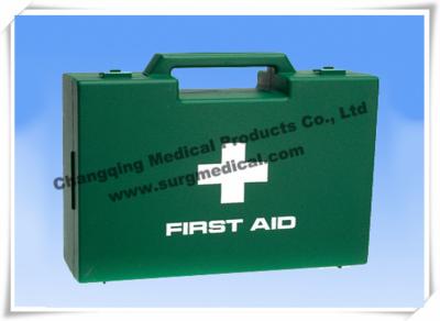 China Double First Aid Plastic Box HSE Compliant For Workplace / Shop / Warehouse for sale