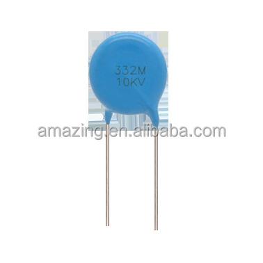 China Size Voltage Wholesale Y5T 10KV 502 Disc 332K High Voltage Ceramic Capacitor made in china for sale