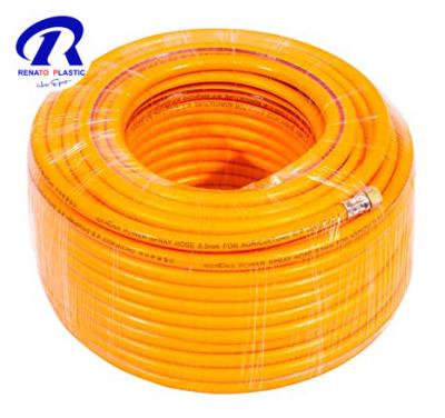 China High Pressure Agriculture Flexible PVC Braided Reinforced High Pressure Water Air Spray Hose Korea Hose for sale