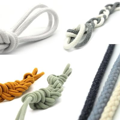 China Sustainable Factory Selling Custom Garment Accessories 5mm 6mm Round 10mm Cotton Rope For Macrame for sale