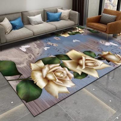 China Stain Resistant Printing Kitchen Floor Rug Rug Digital Printed Mat for sale