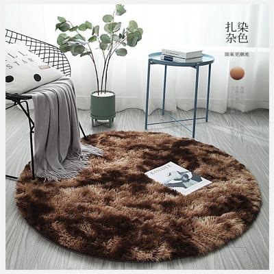 China Stain Resistant Microfiber Polyester Floral Modern Design Shiny Shaggy Blankets for sale