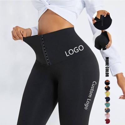 China Wholesale Custom Breathable Logo High Waist Fitness Yoga Gaiters Gym Sports Wear Yoga Pants For Women for sale