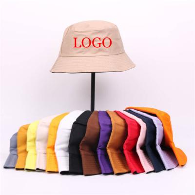 China High quality empty custom picture bucket hat for men and women cotton with logo custom bucket hats for sale