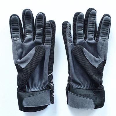 China Lycra Nylon Fleece Stretch Winter Bicycle Gloves Outdoor Running Gloves For Bike for sale