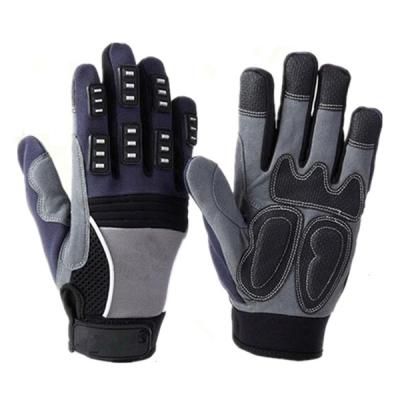 China Touch Screen OEM Quality Cut Out Heavy Duty Shockproof Working Glove Mechanic Glove for sale