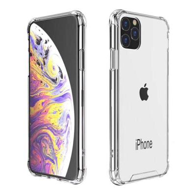 China Shockproof Hard Clear Acrylic Shockproof Cell Phone Case Cover Transparent For Iphone 13 xr plus 12 max 7 8 xs for sale