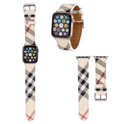 China Unique Luxury Washable Designers Watch Strap Strap 38/40mm 42/44mm Fashion Leather Watch Band for sale