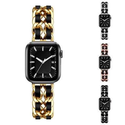 China Fashion Unique Metal Mesh Belt Bracelet Watch Bands Stainless Steel For Apple Watch 6 Small Perfume 5 4 3 Watch Band Strap for sale