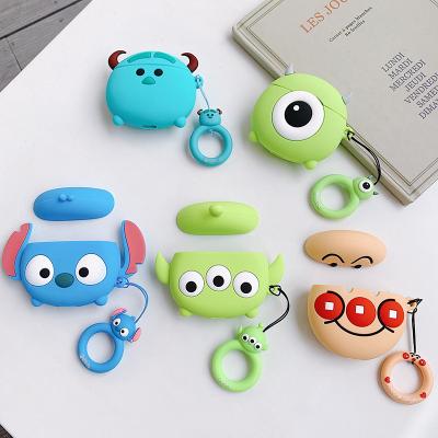 China Cute Anti-fall 3D Cartoon Silicone Case Character Designs Headphone Cover Case For Apple Airpods Pro 3 Case for sale