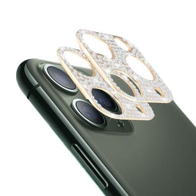 China Luxury Anti-fingerprint Diamond Shining Camera Lens Protector For iPhone 12 Anti-scratch Camera Cover For iPhone 11 12 pro max for sale