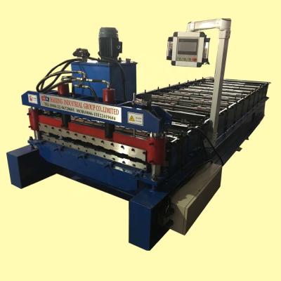 China Building Material Shops Trapezoidal R Panel Metal Sheet OEM Roof Roll Forming Machine for sale