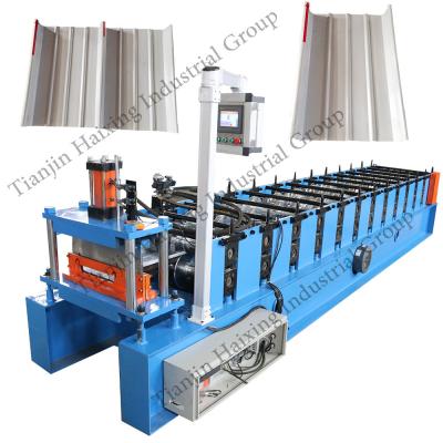 China Construction Panel Roofing Sheet Making Machinery Metal Roofing Roll Forming Standing Seam Roof Machine for sale