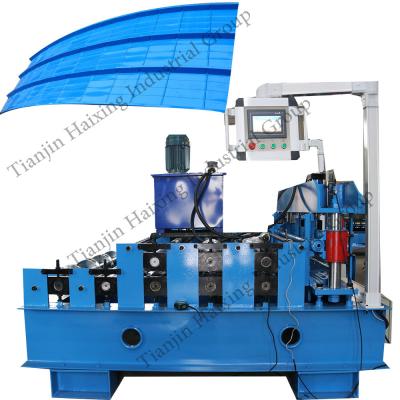 China Building Material Shops Sheet Curved Crimping Machine Soffit Panel Roll Forming Roofing Sheet Crimping Machine for sale